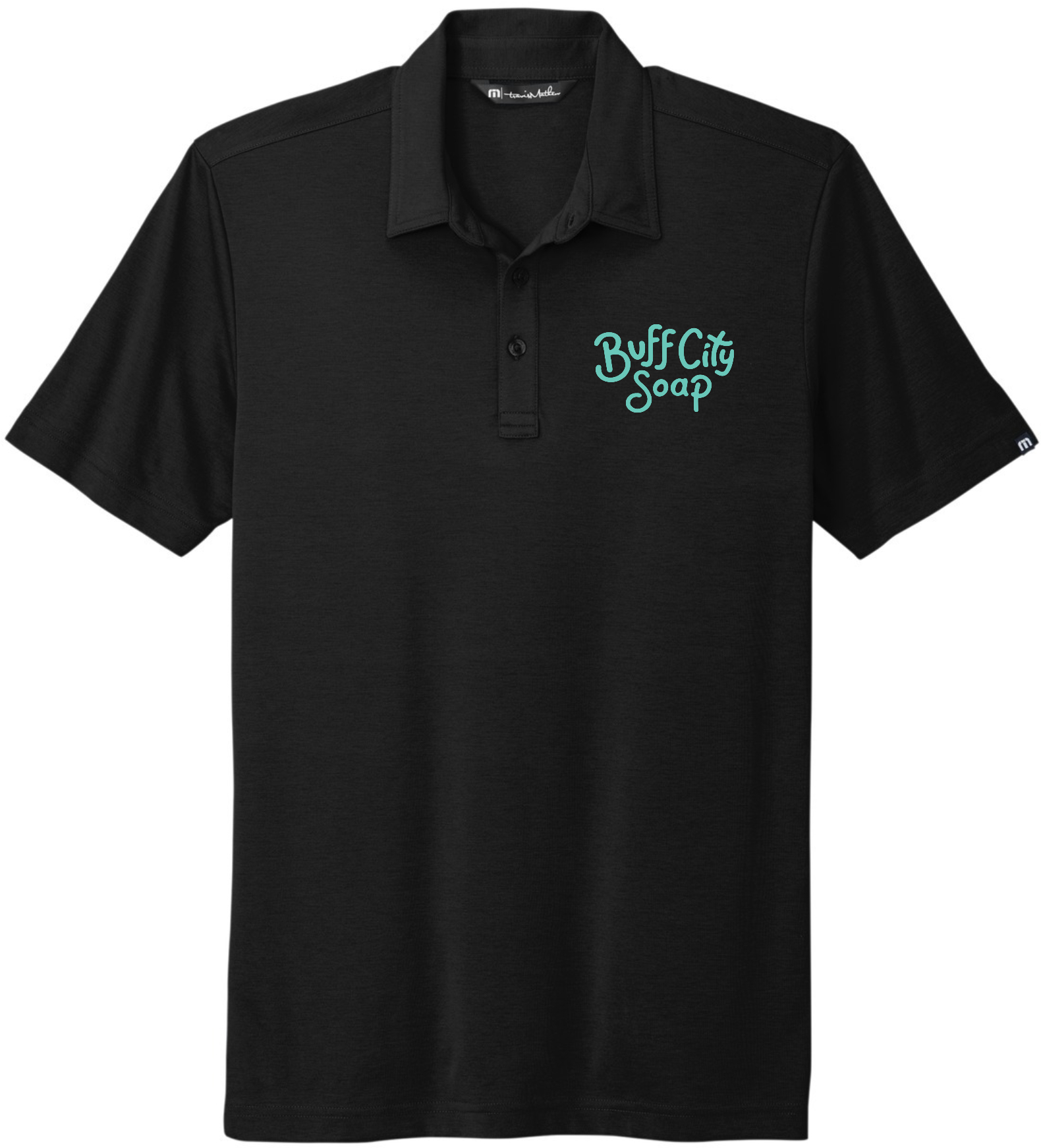 TravisMathew Oceanside Solid Polo - TM1MU411 (Teal Logo)