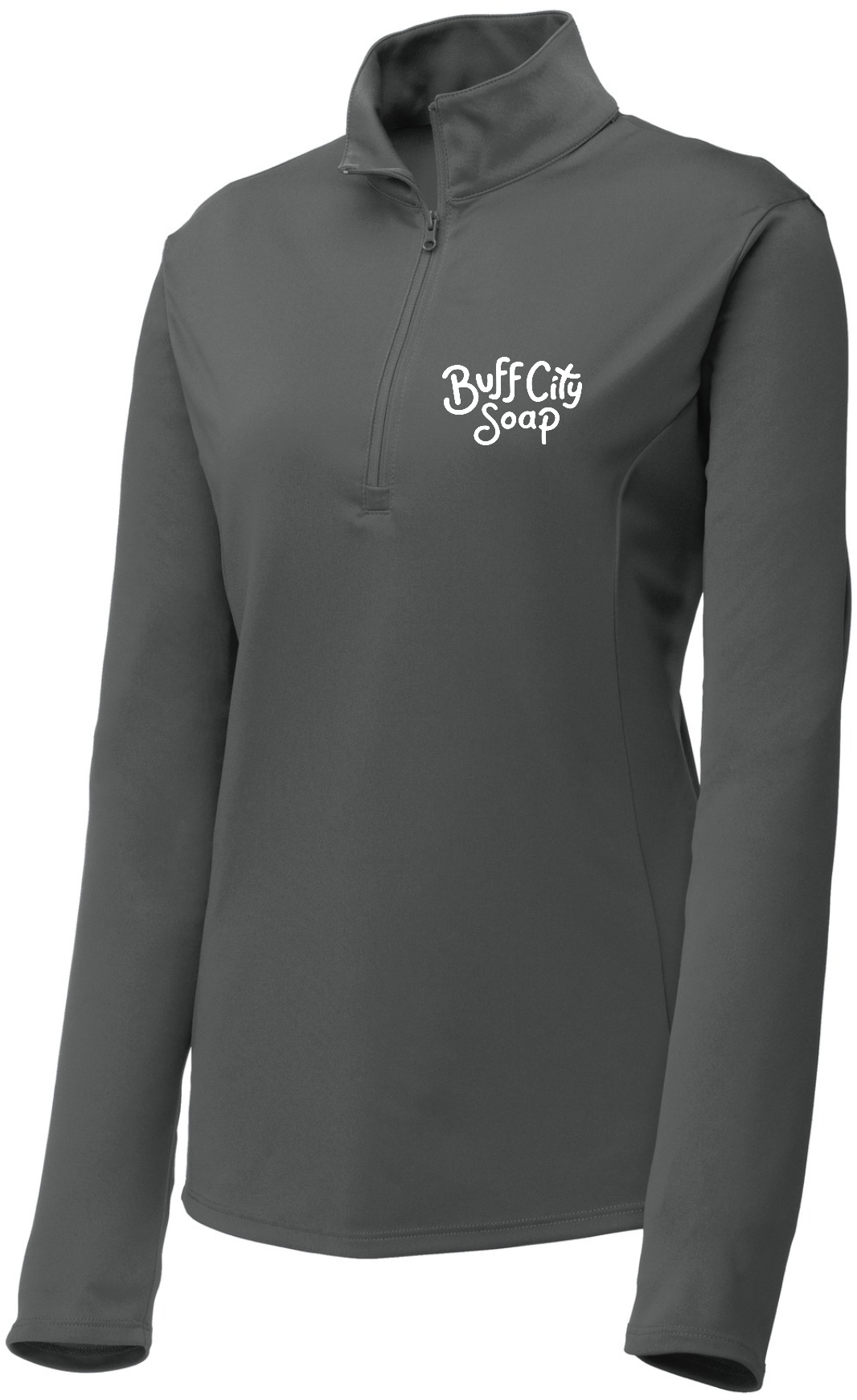 Sport-Tek® Ladies PosiCharge® Competitor™ 1/4-Zip Pullover - LST357 (White Logo)