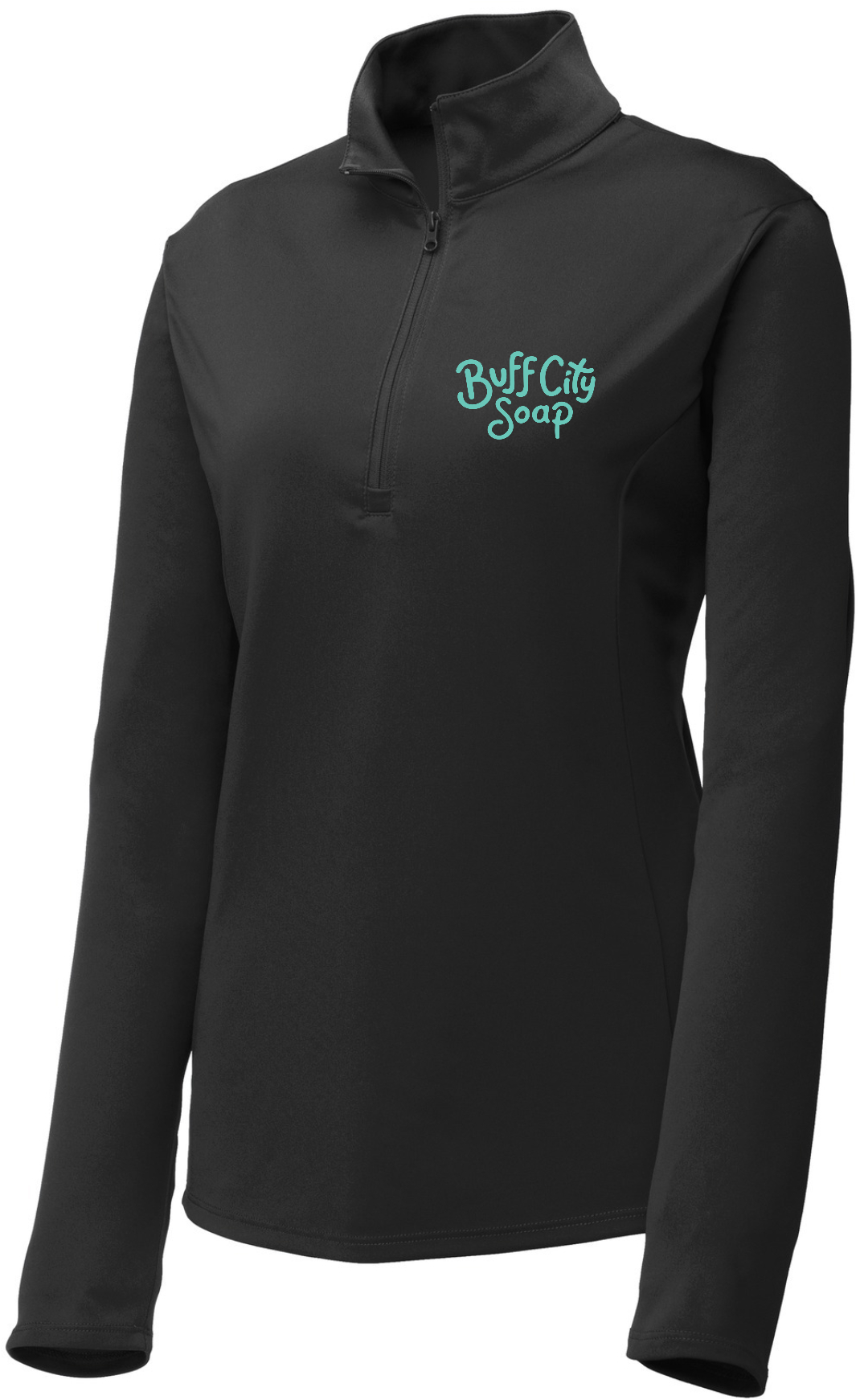 Sport-Tek® Ladies PosiCharge® Competitor™ 1/4-Zip Pullover - LST357 (Teal Logo)