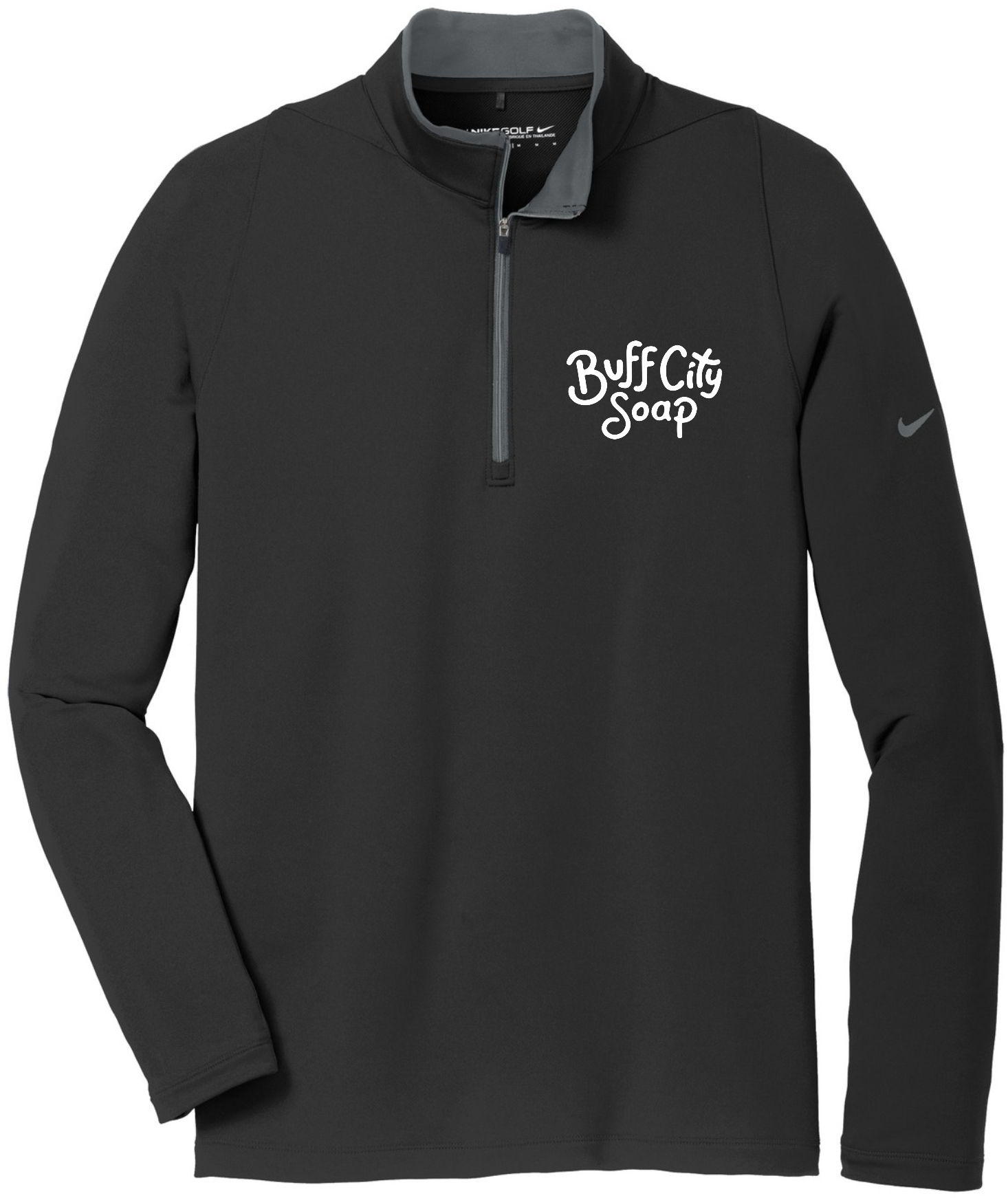 Nike Dri-FIT Stretch 1/2-Zip Cover-Up - 779795 (White Logo)