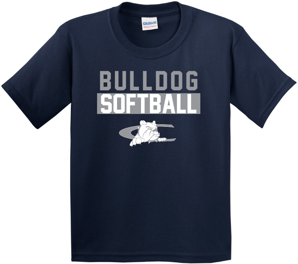 Youth Short Sleeve Bulldog Softball
