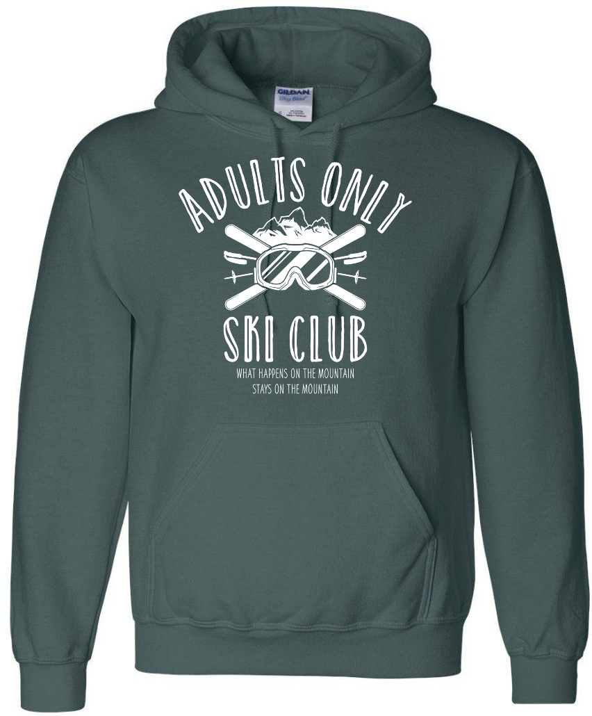Adult Ski Club Hoodie