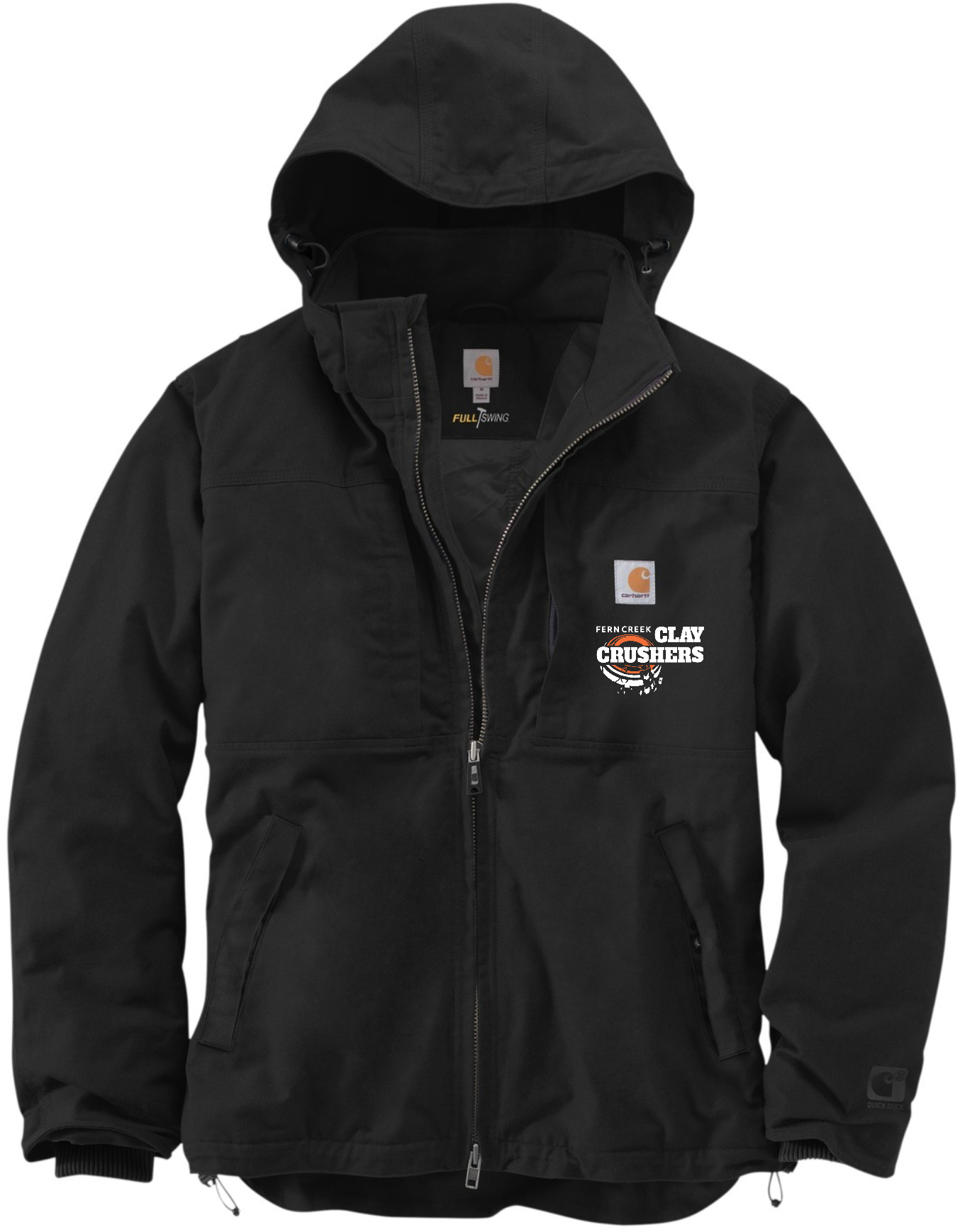 Clay Crushers - Carhartt® Full Swing® Cryder Jacket - CT102207 (White Logo) Embroidery