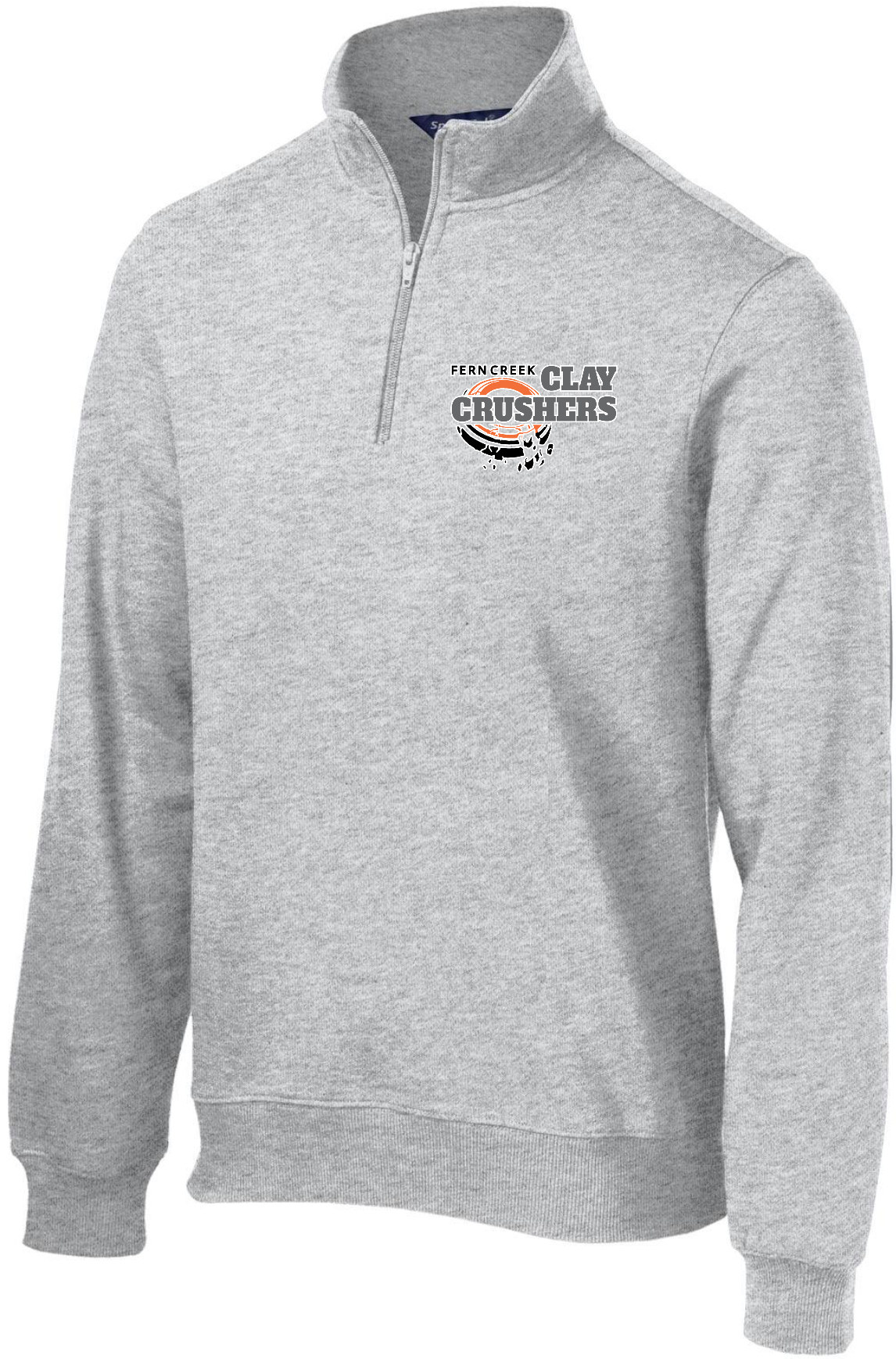 Clay Crushers - Sport-Tek® 1/4-Zip Sweatshirt - ST253 (Outlined Logo) Embroidery