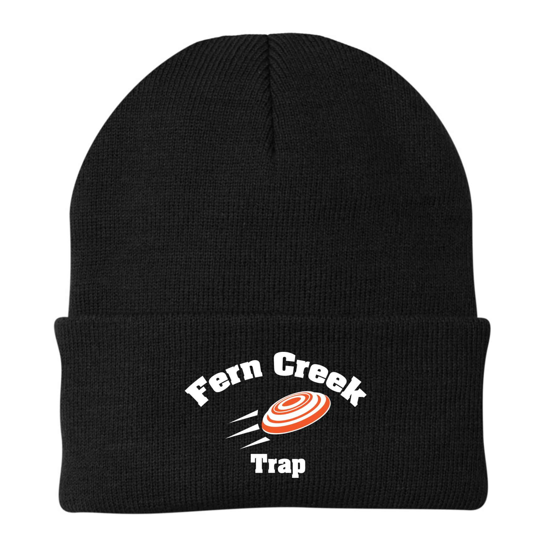 Fern Creek Trap – Port & Company® - Knit Cap - CP90 (White Logo) Embroidery