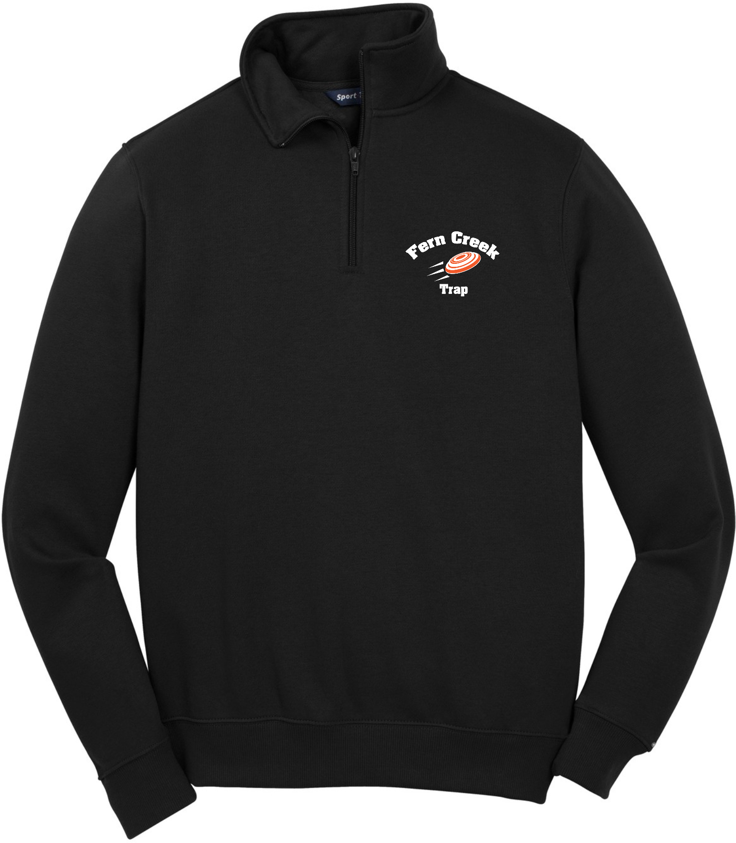 Fern Creek Trap – Sport-Tek® 1/4-Zip Sweatshirt - ST253 (White Logo) Embroidery