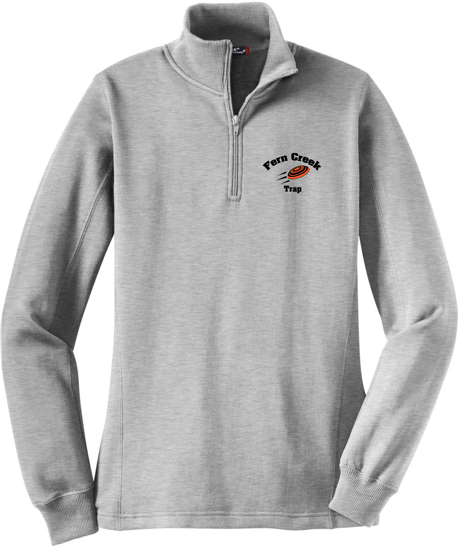 Fern Creek Trap – Sport-Tek® Ladies 1/4-Zip Sweatshirt - LST253 (Black Logo) Embroidery