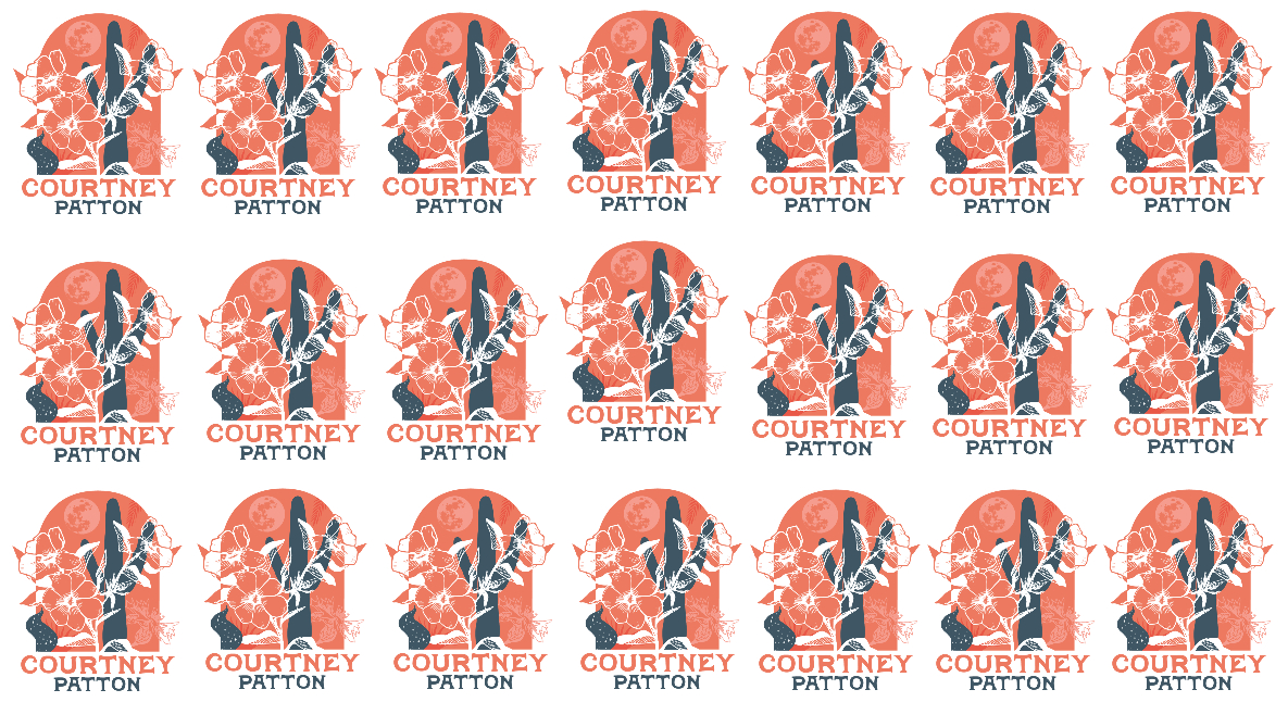Courtney Patton Southwestern Summer 3x3.5 UV DTF