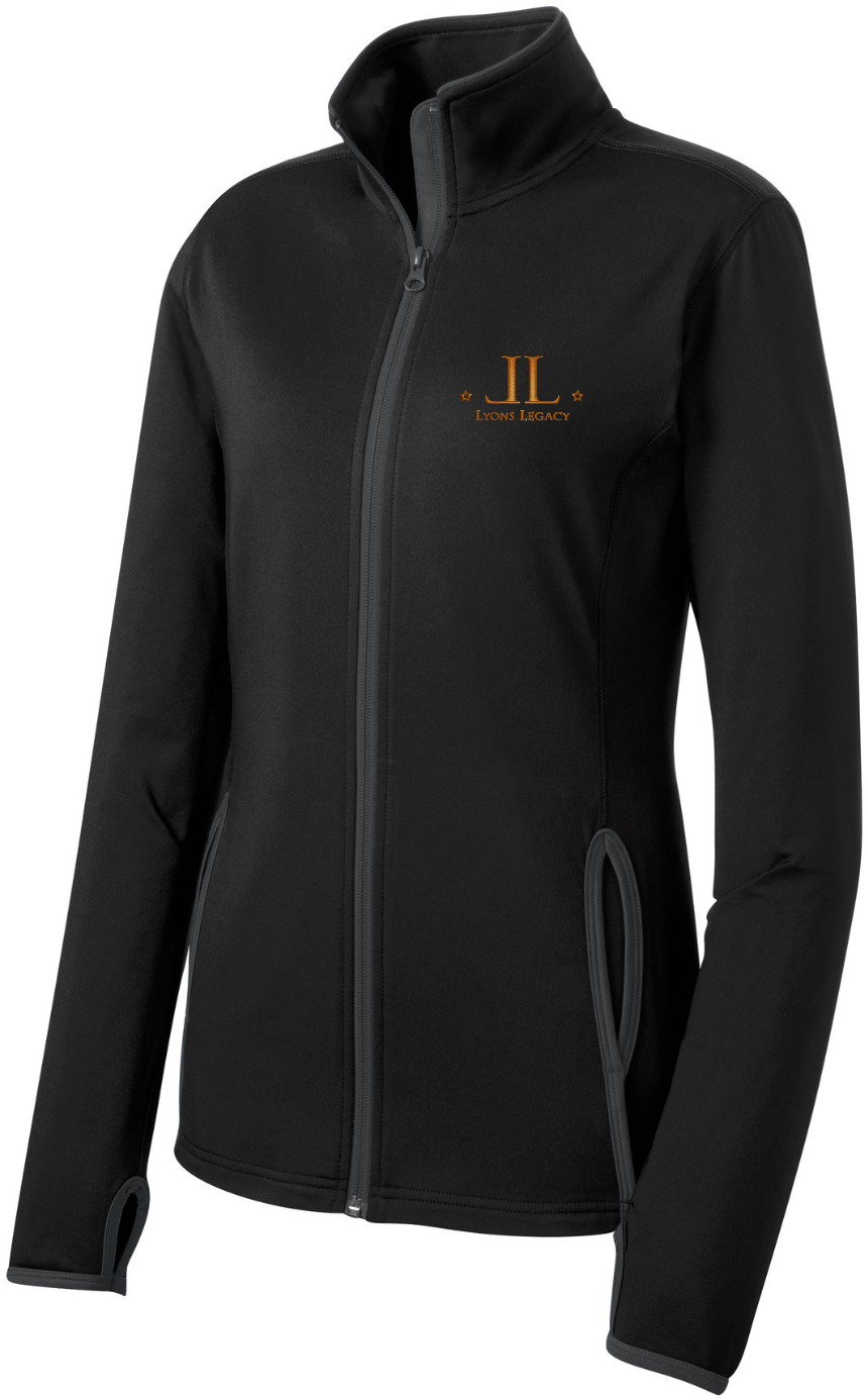 HORSEMANSHIP CREST on LADIES Stretch Full Zip full zip jacket