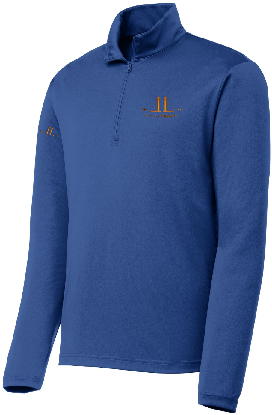 LL CREST & SLEEVE Thinner 1/4 zip ADULT/UNISEX