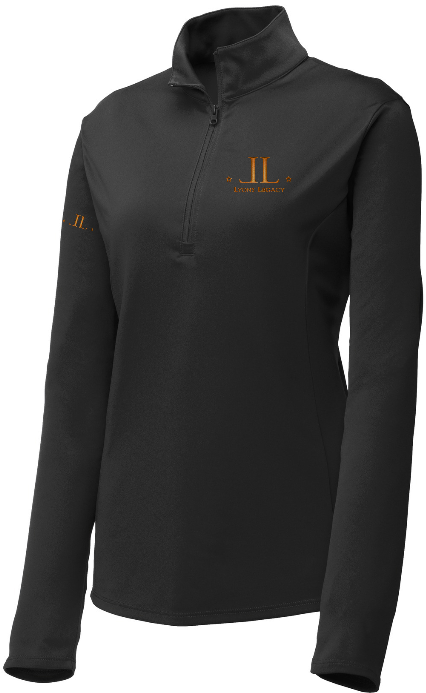 LL CREST & SLEEVE Thinner 1/4 zip LADIES