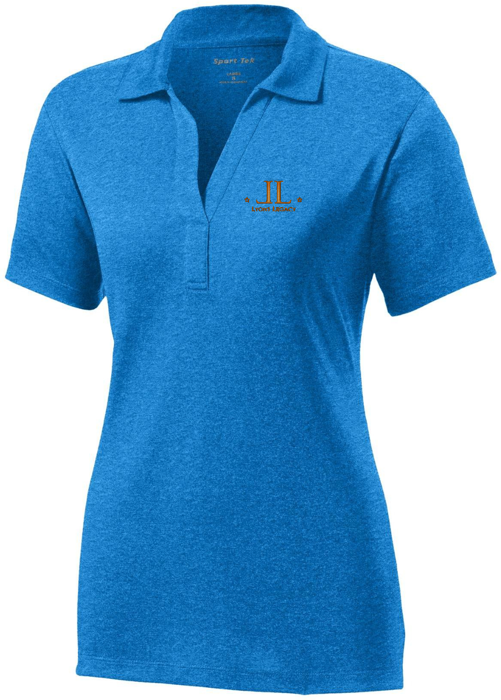 LL CREST on LADIES Hthr. Polo