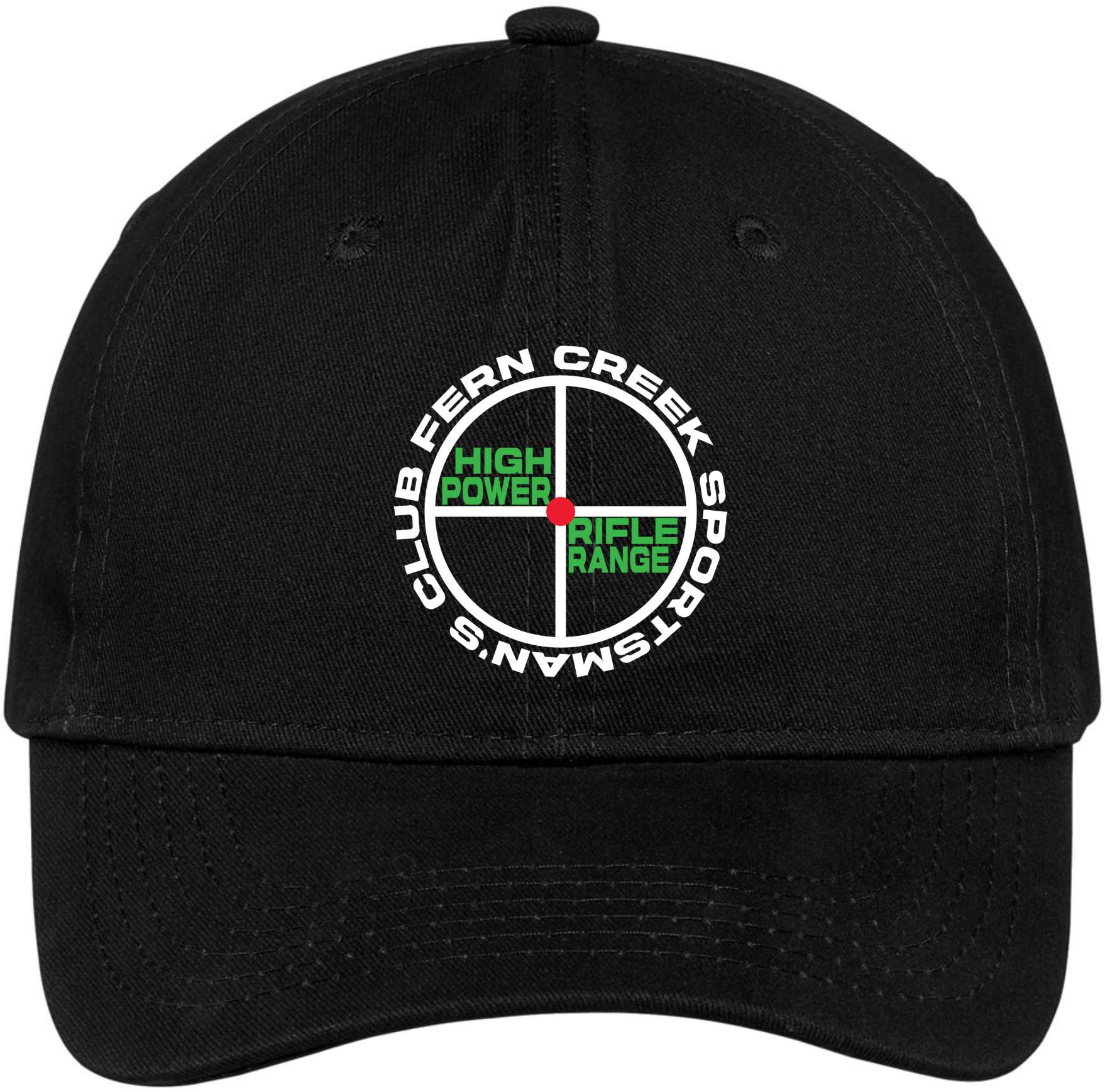 Fern Creek High Power Rifle Range -Port & Company® - Brushed Twill Low Profile Cap - CP77 (White Logo) Embroidery