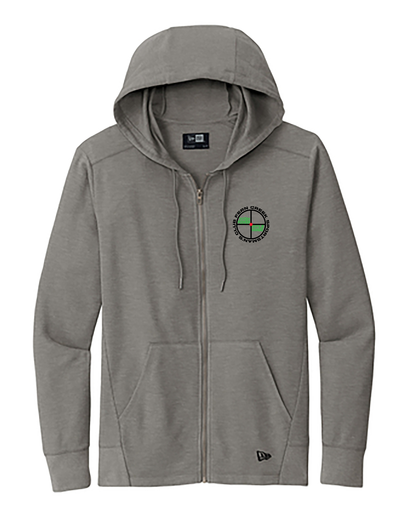 Fern Creek High Power Rifle Range -New Era® Thermal Full-Zip Hoodie - NEA141 (Black Logo) DTF