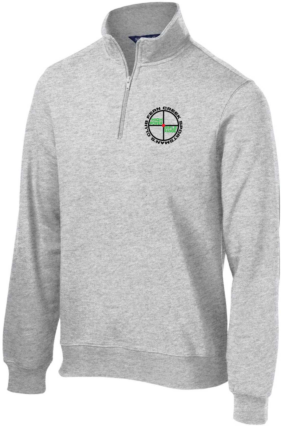 Fern Creek High Power Rifle Range - Sport-Tek® 1/4-Zip Sweatshirt - ST253 (Black Logo) Embroidery