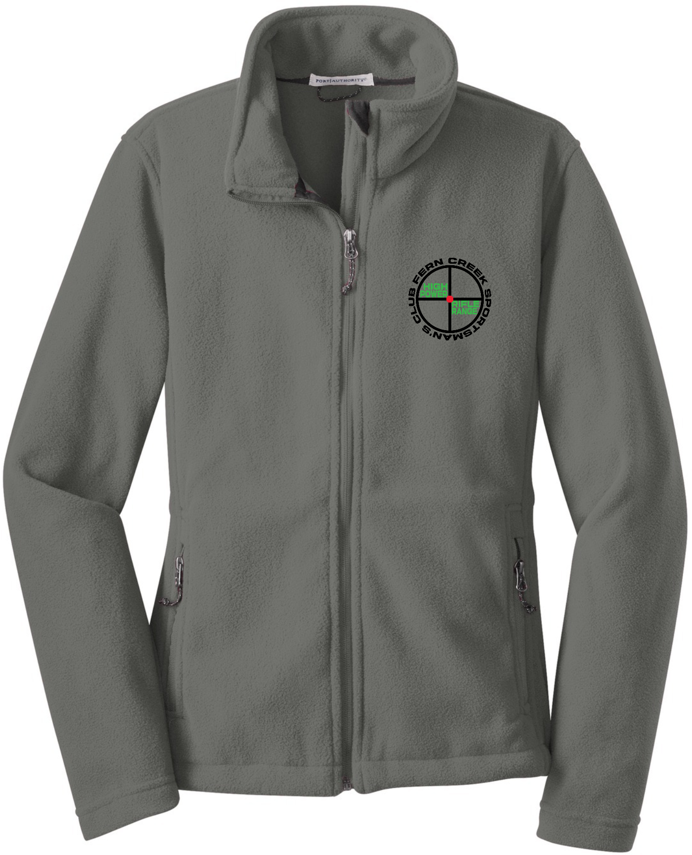 Fern Creek High Power Rifle Range - Port Authority® Ladies Value Fleece Jacket - L217 (Black Logo) Embroidery