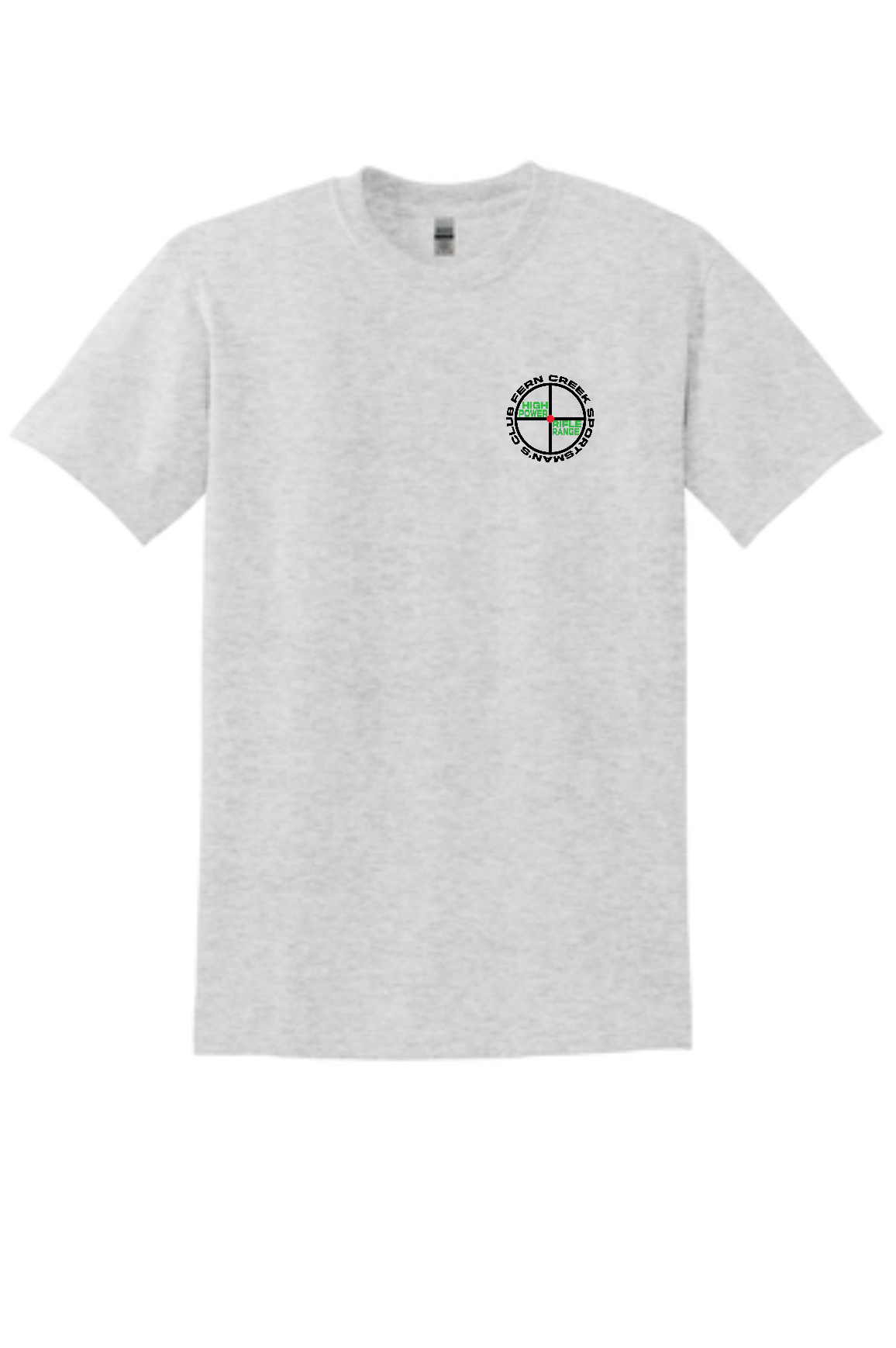 Fern Creek High Power Rifle Range - Gildan® – DryBlend® 50 Cotton/50 Poly T-Shirt - 8000 (Black Logo) DTF