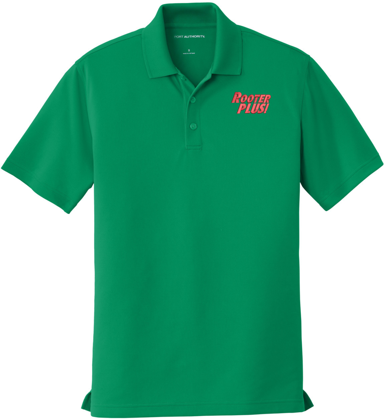 Classic Green Rooter Plus UV Polo Shirt