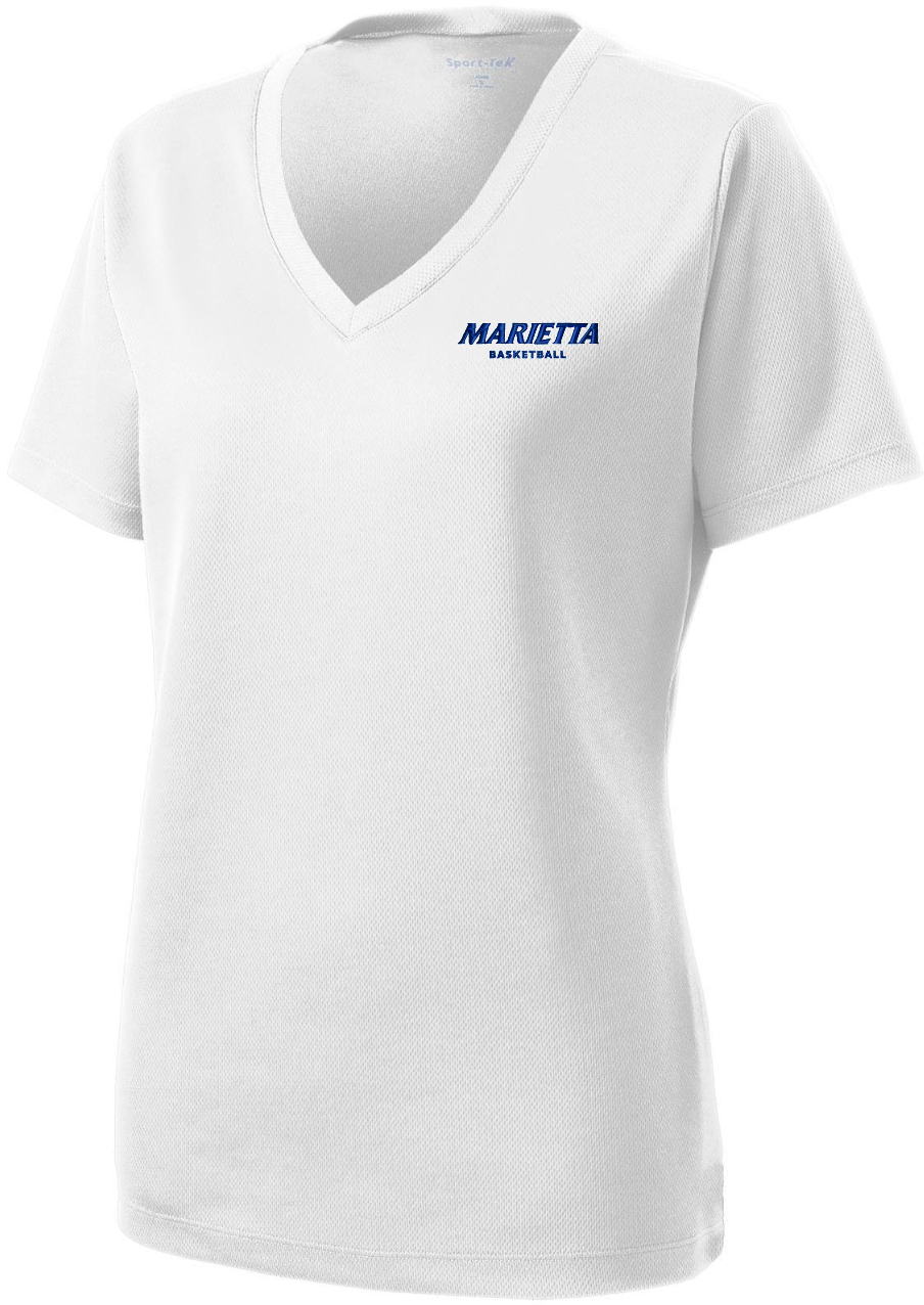 MC BBALL LADIES RACERMESH TEE