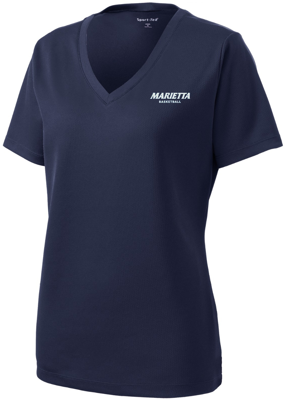 MC BBALL LADIES RACERMESH TEE