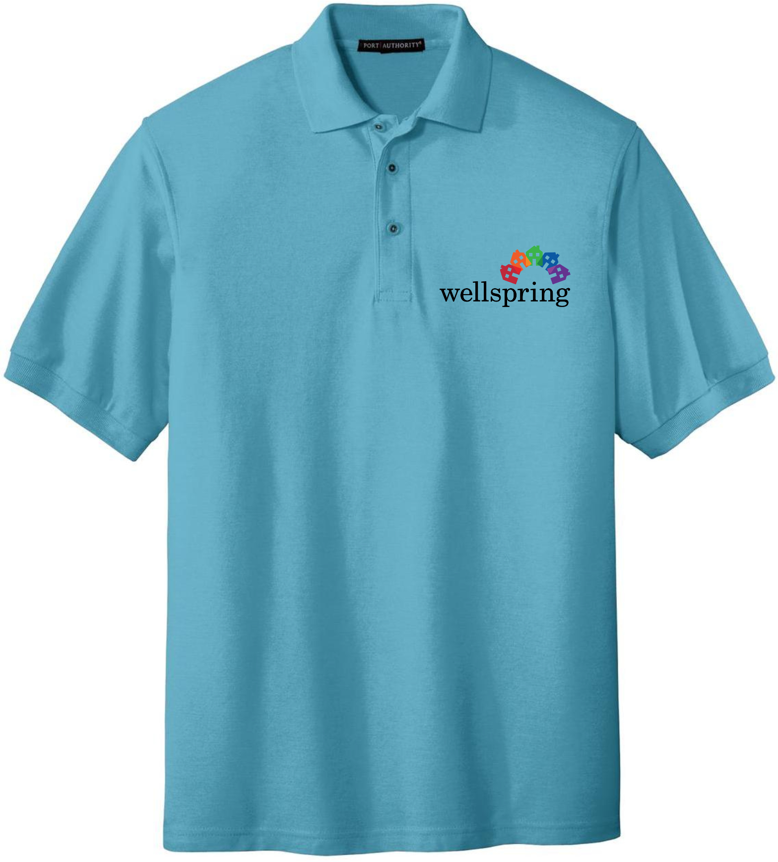 Port Authority® Silk Touch™ Polo - K500 (Black Rainbow Logo)