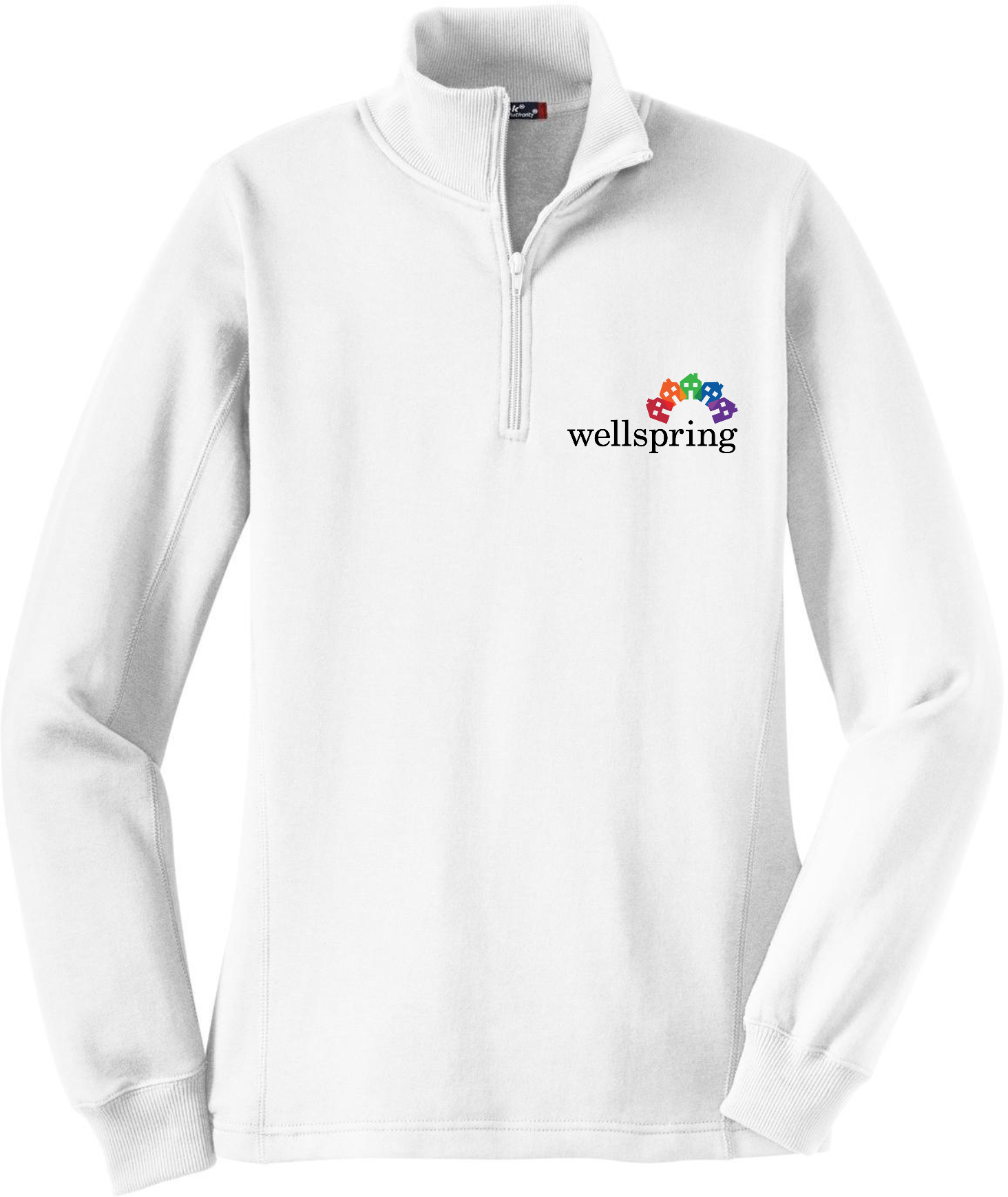 Sport-Tek® Ladies 1/4-Zip Sweatshirt - LST253 (Black Rainbow Logo)