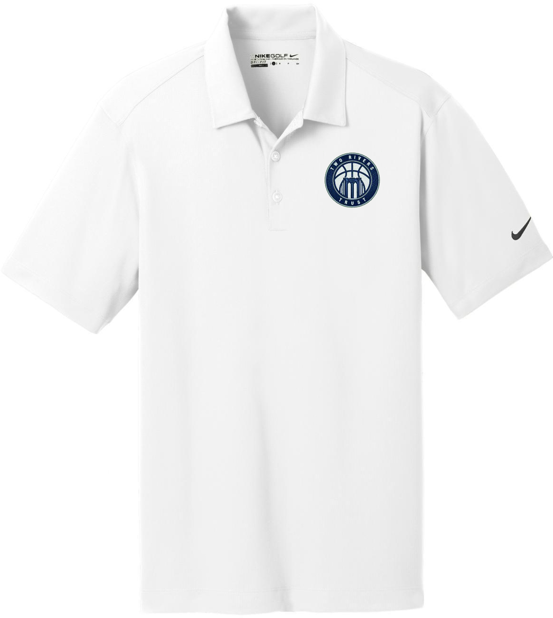 TWO RIVERS TRUST NIKE VERTICAL MESH POLO