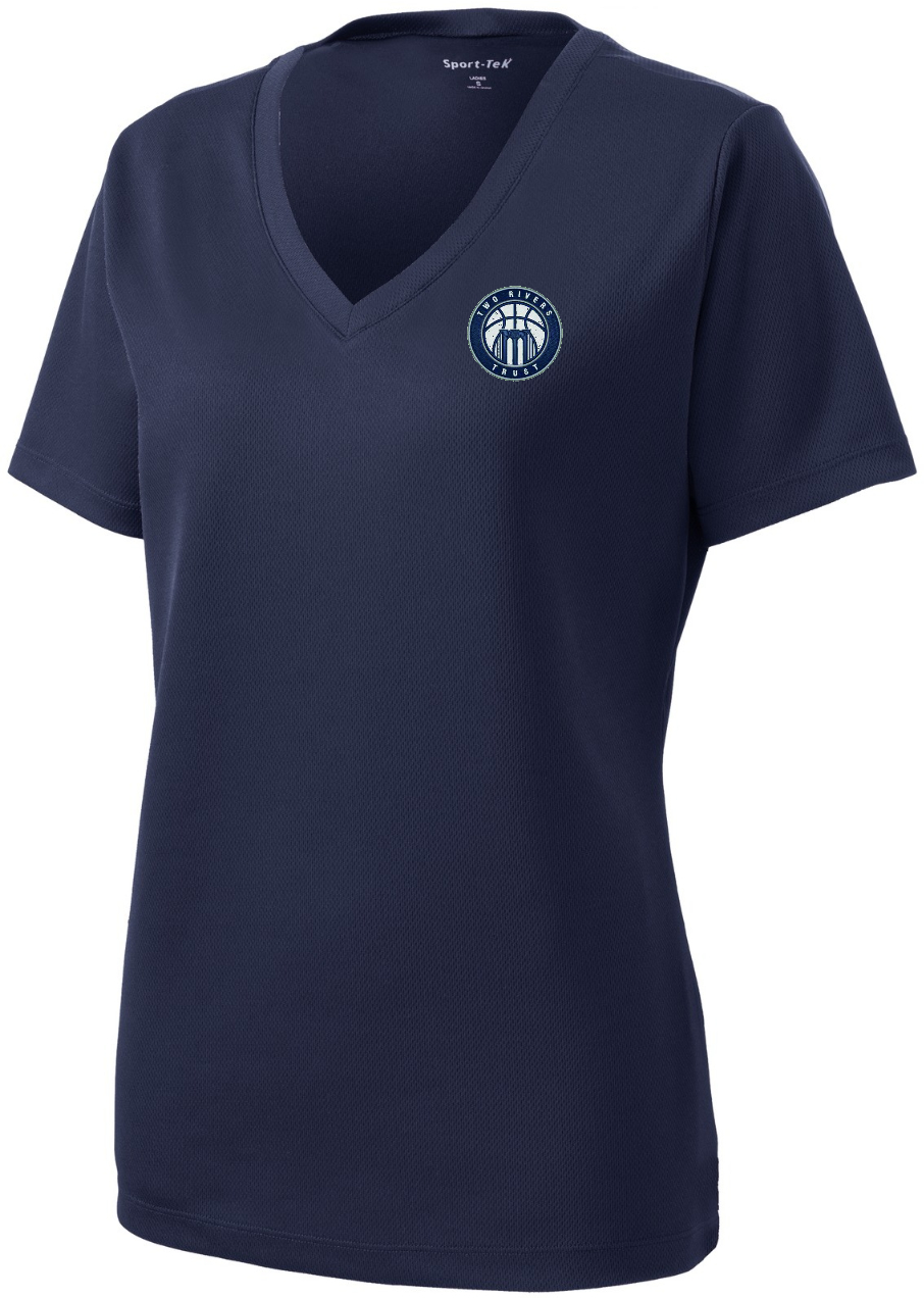 TRT Ladies RacerMesh V-Neck Tee