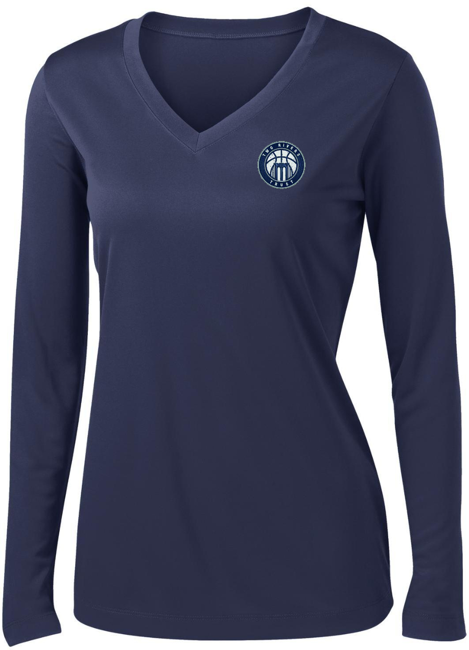 TRT LADIES LONG SLEEVE 100% POLY TEE