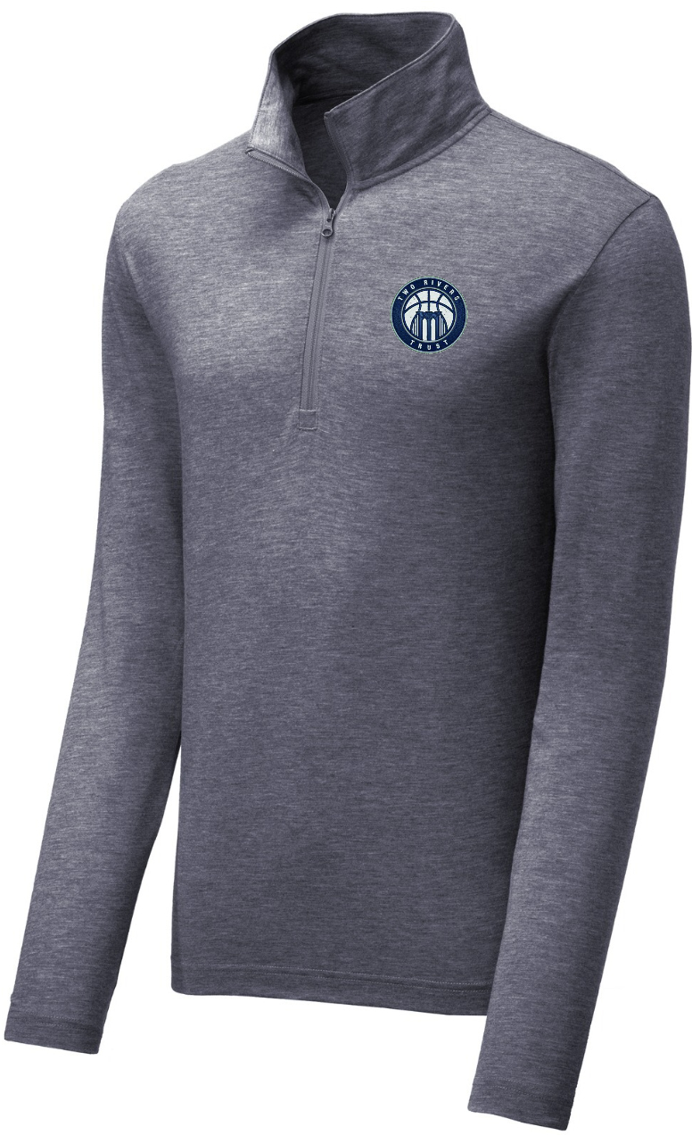 TRT TRIBLEND WICKING LTWT 1/4 ZIP