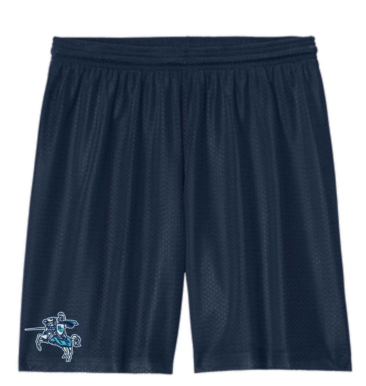 PCHS ADULT/UNISEX Mesh Emb 7" Shorts