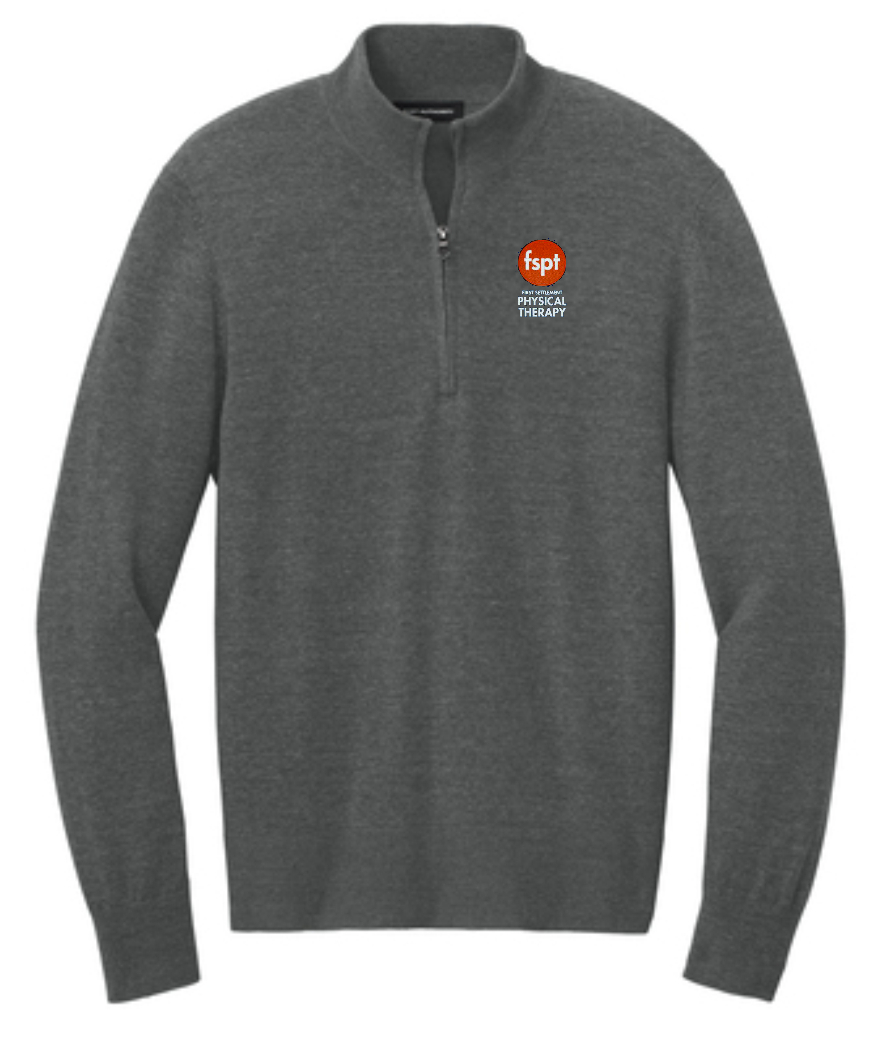 ADULT/UNISEX 1/4 zip Sweater
