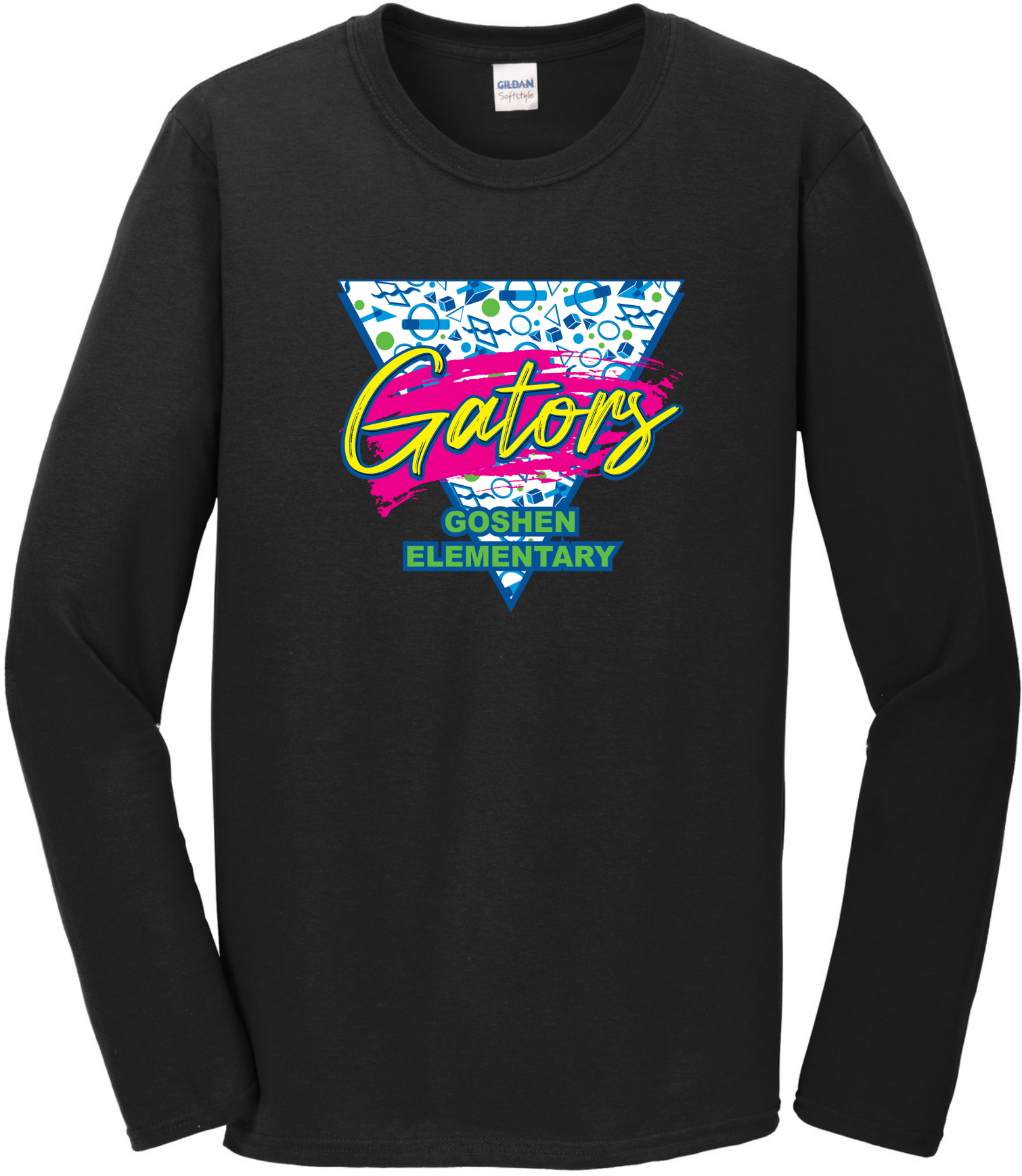 Gildan Softstyle® Long Sleeve T-Shirt - 64400 (90's Gators Logo)