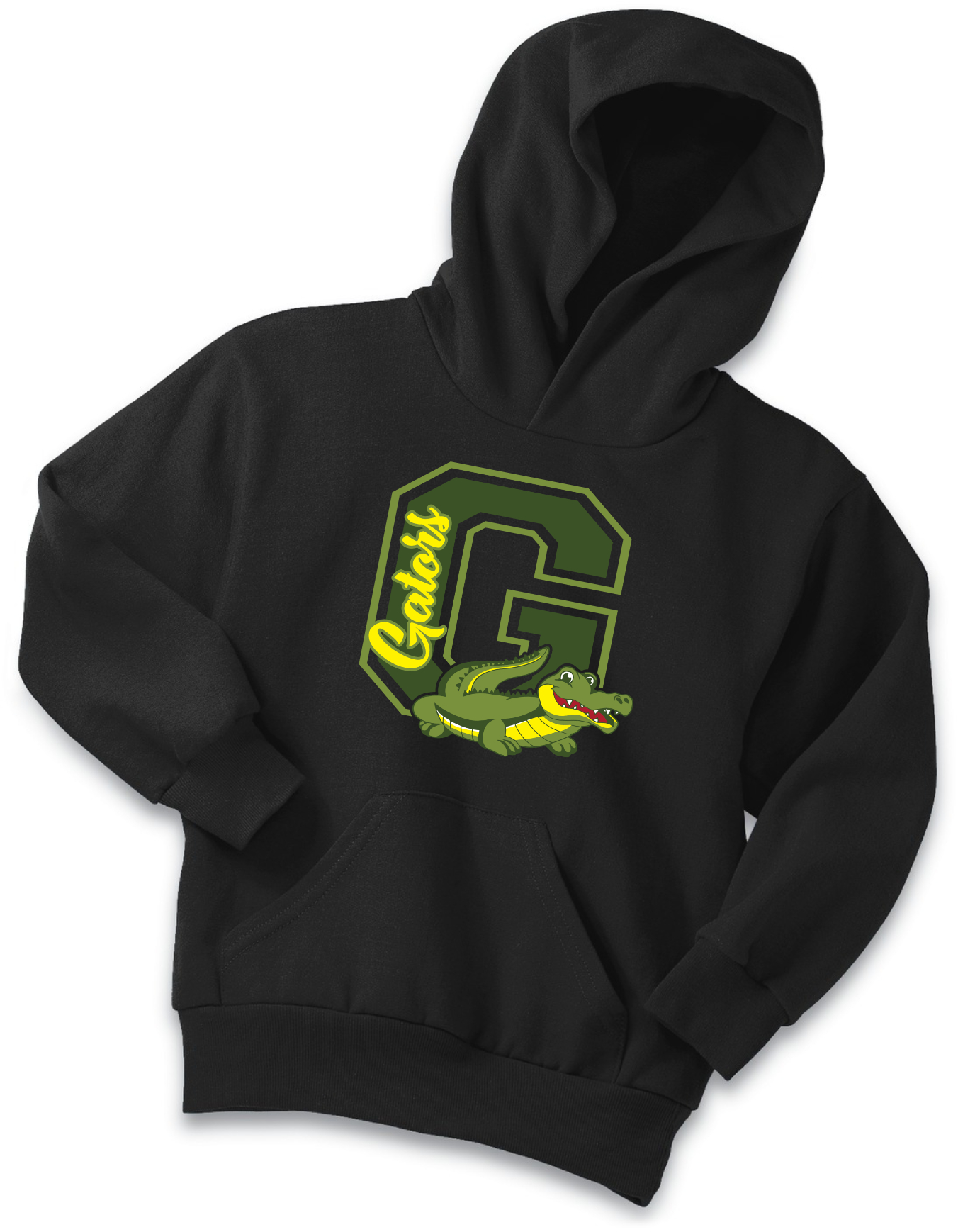 Port & Company® Youth Core Fleece Pullover Hooded Sweatshirt - PC90YH (Gators G Logo)