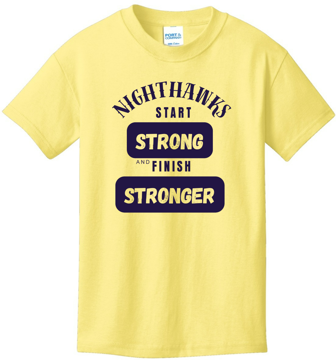 PC54Y Youth Nighthawks Tee Yellow