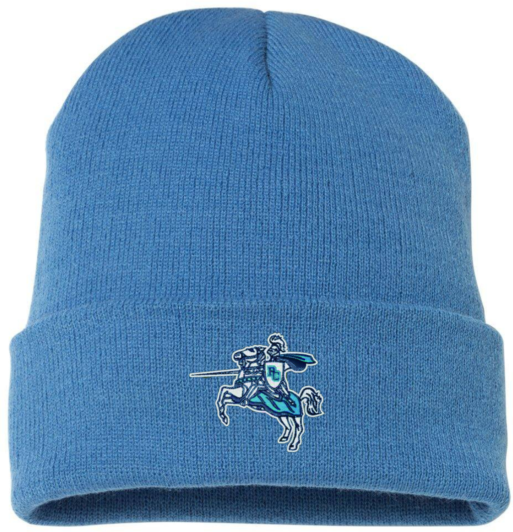 PCES emb on ADULT OSFM Cuffed Beanie