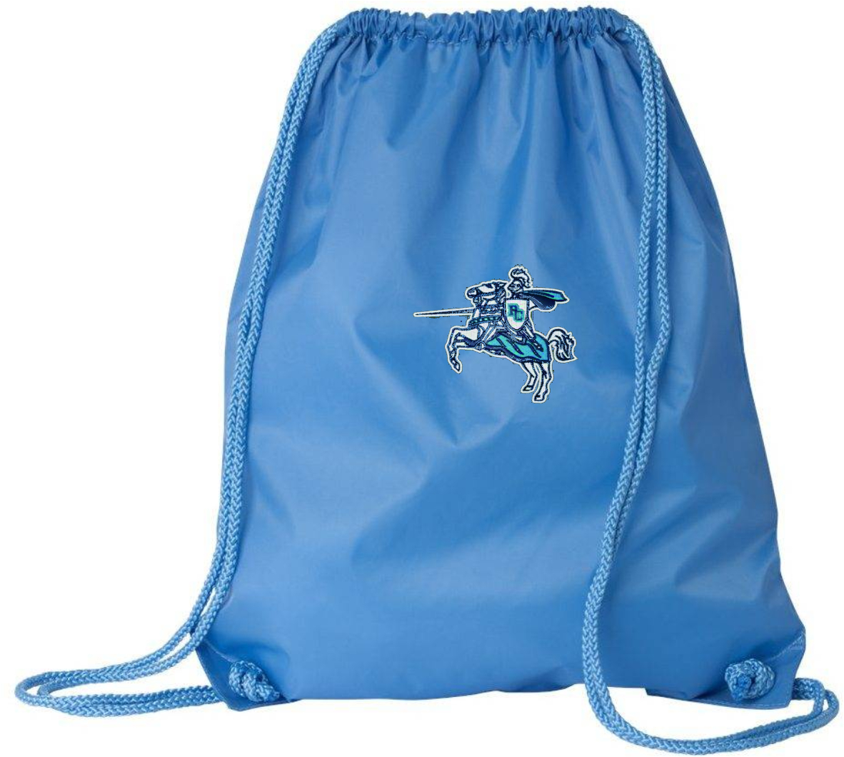 PCES emb large drawstring bag