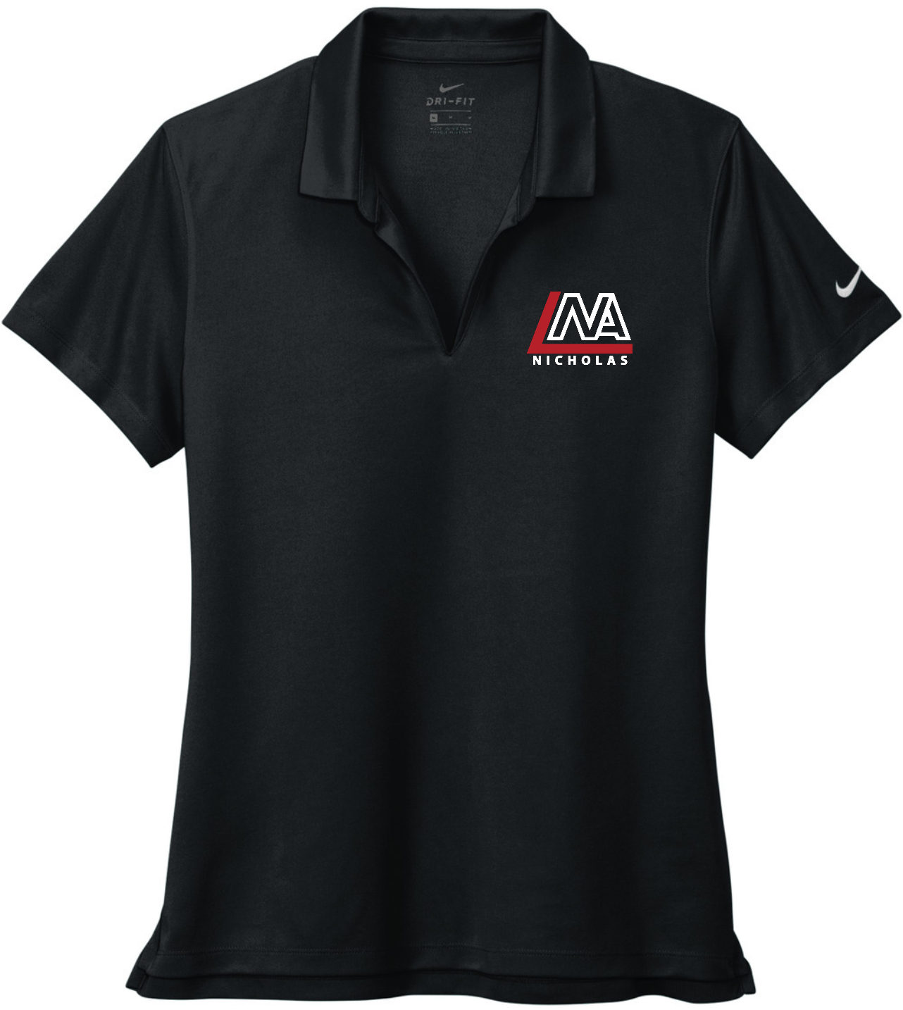 Ladies Black NA Polo