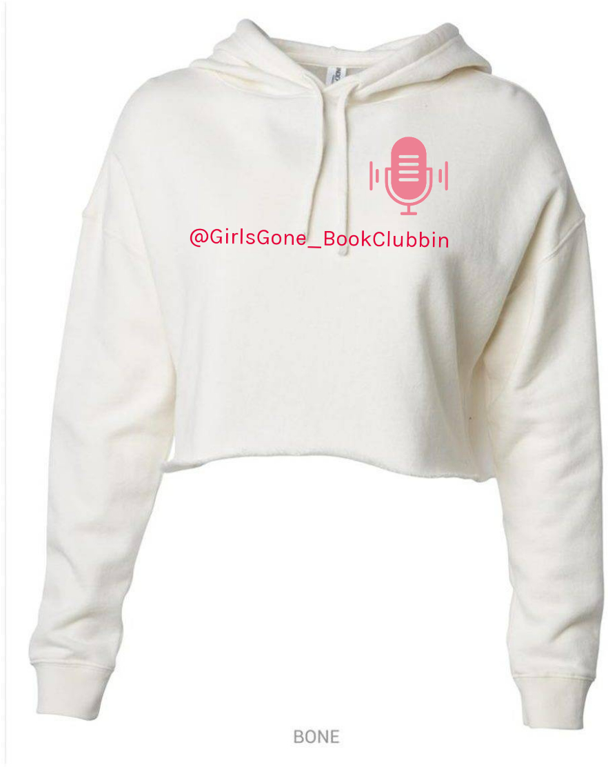 white crop hoodie