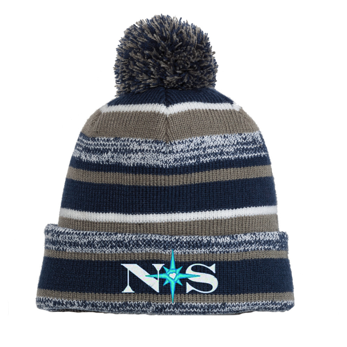 NS on New Era beanie