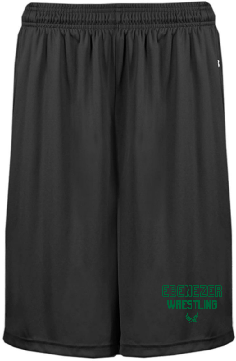 BG4127 Black Dri-fit Shorts (ADULT)