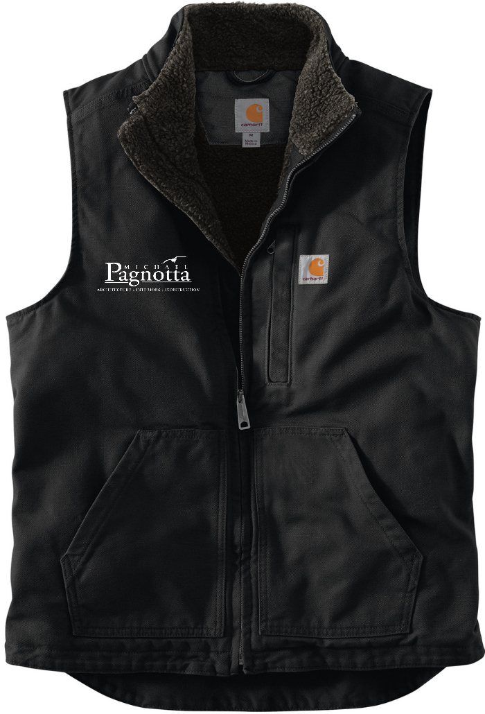 Sherpa Lined Mock Neck Vest