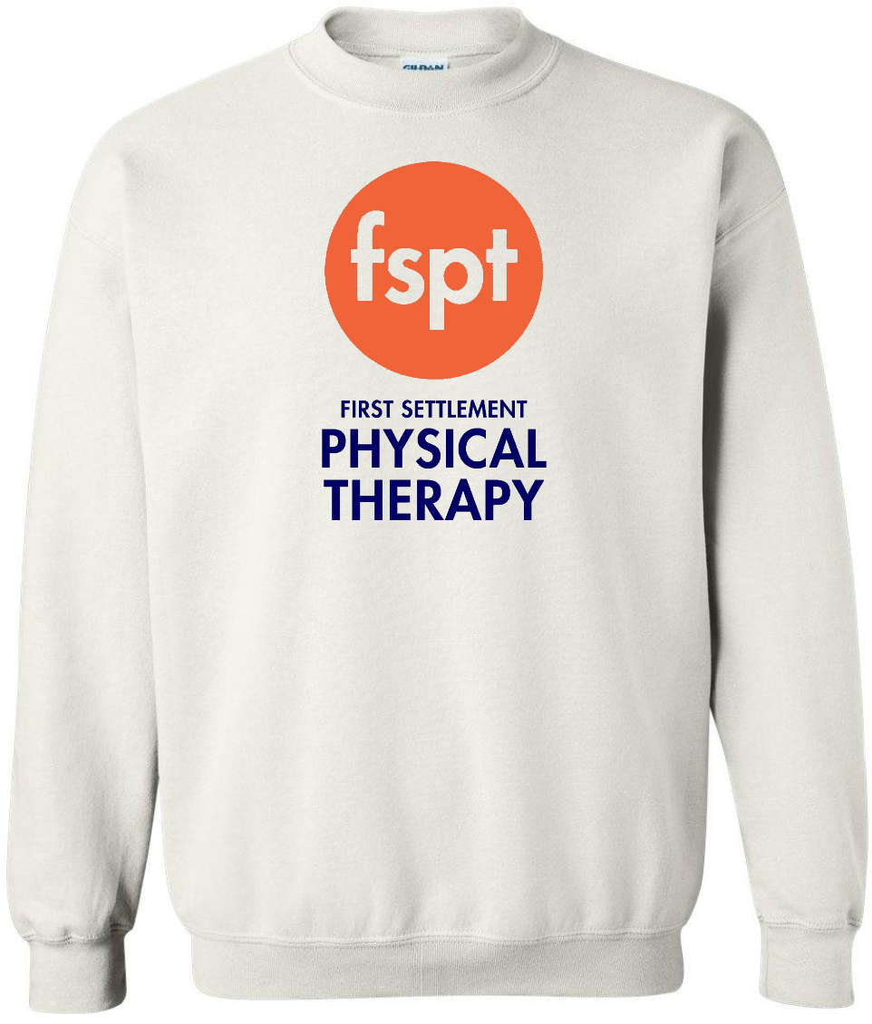 FSPT SCREENPRINT on crewneck sweatshirt