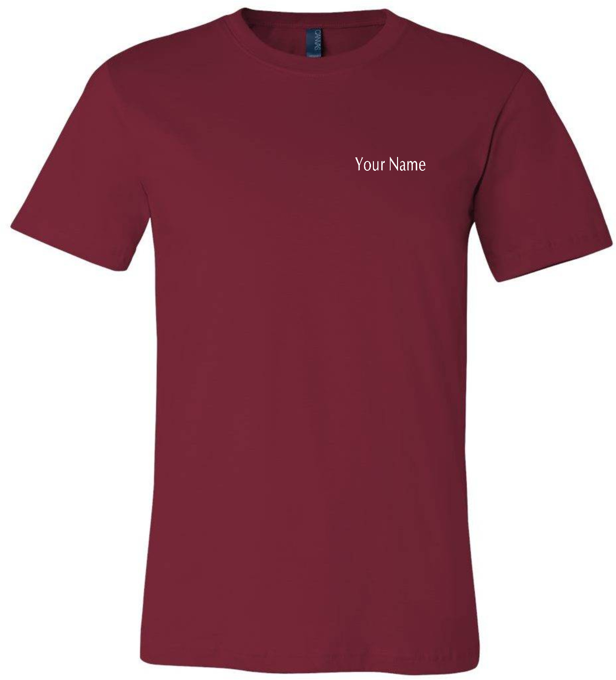 Customizable T-Shirt White Imprint