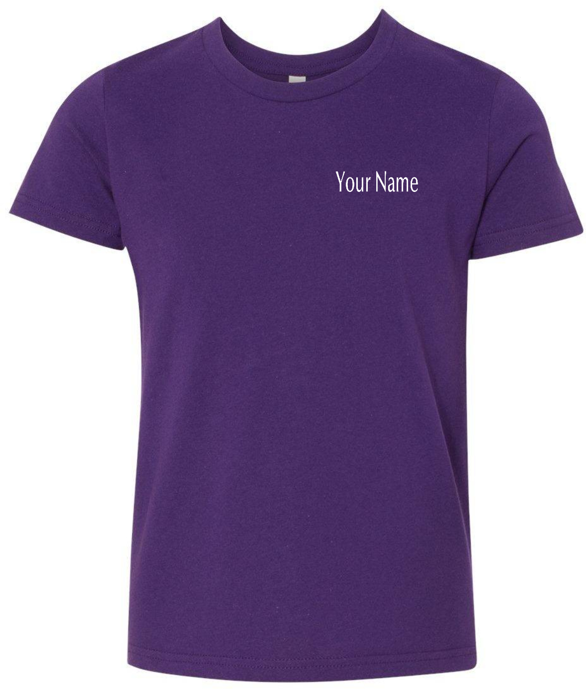 Show Team Youth T-Shirt White Imprint
