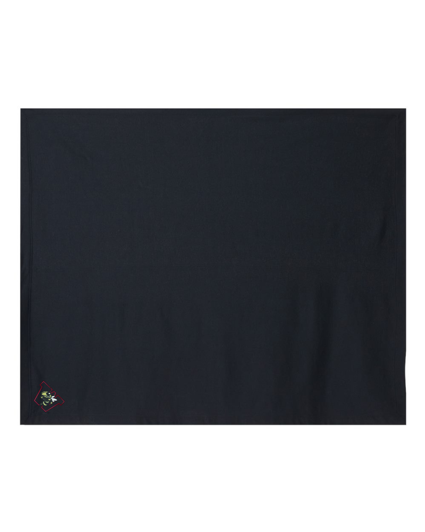 WHS B on W Heavy blend fleece stadium blanket