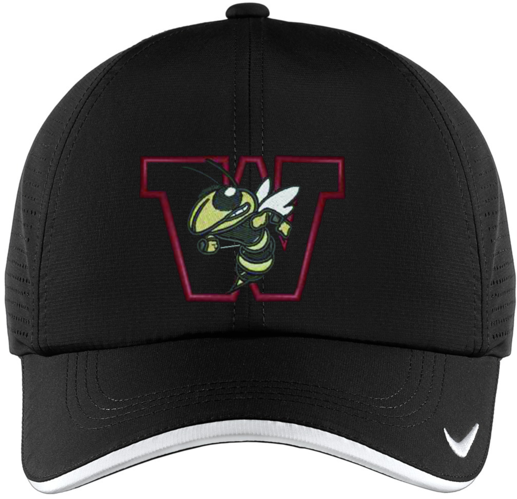 WHS Bee on WV Nike Swoosh Perf Cap