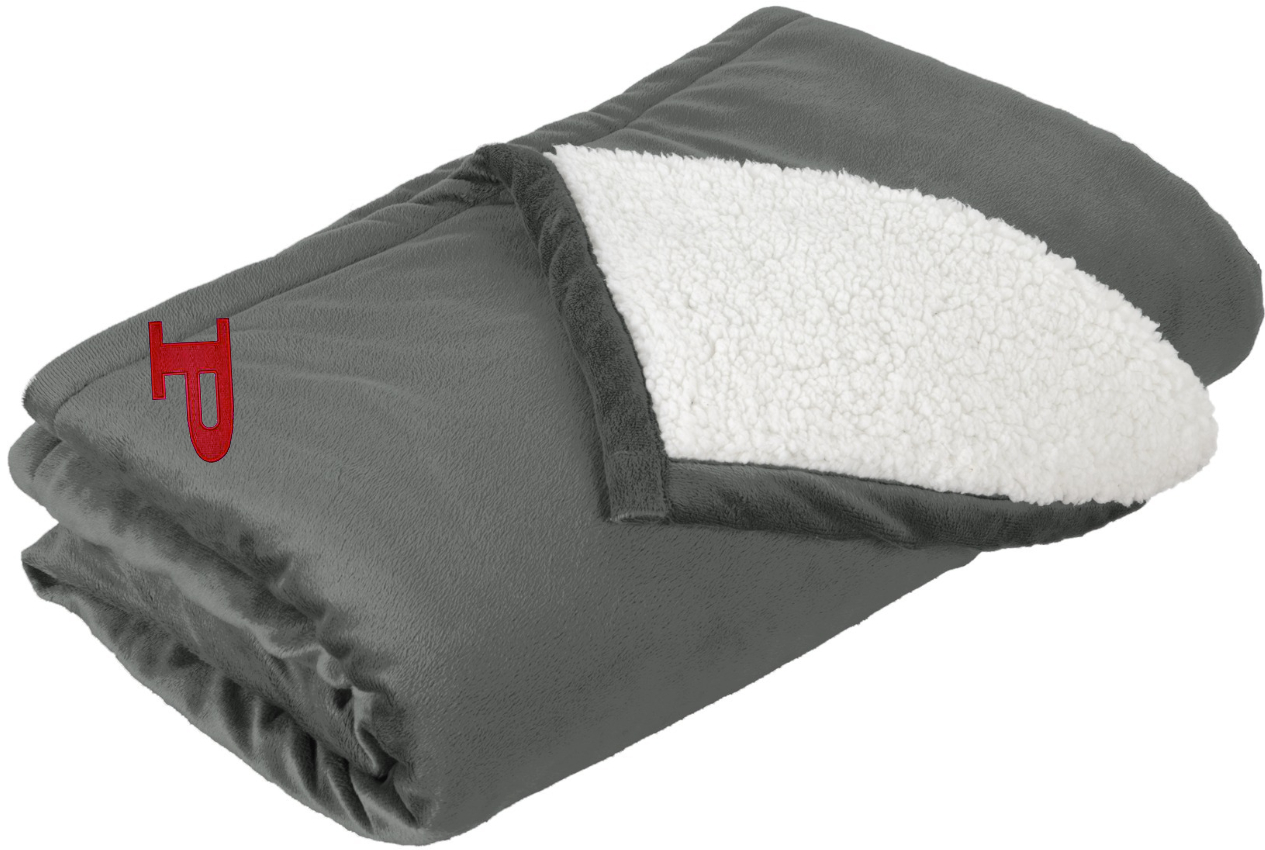 PHS Purdue P EMB on Sherpa Blanket