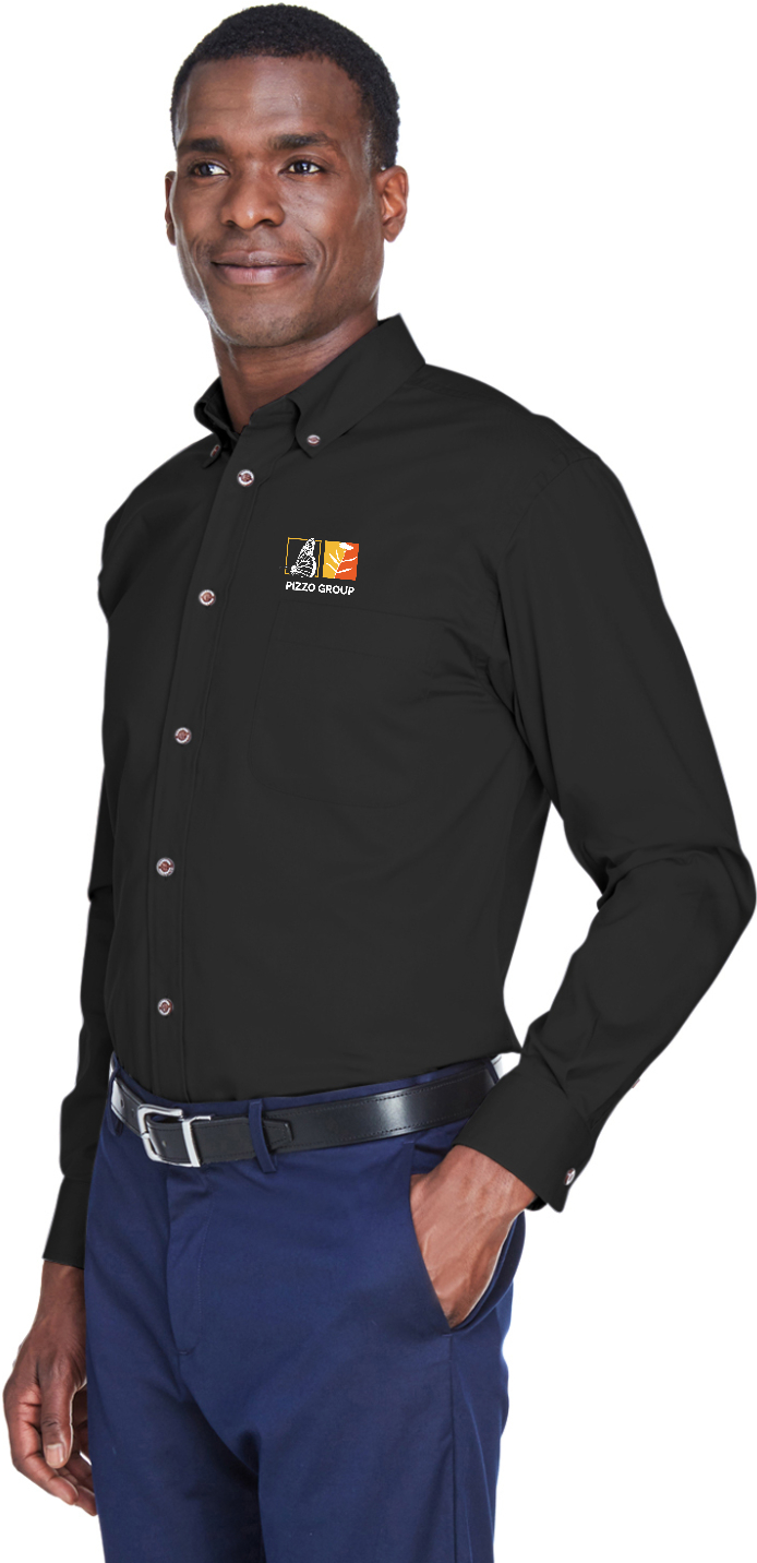 Pizzo Group Long Sleeve Button Down