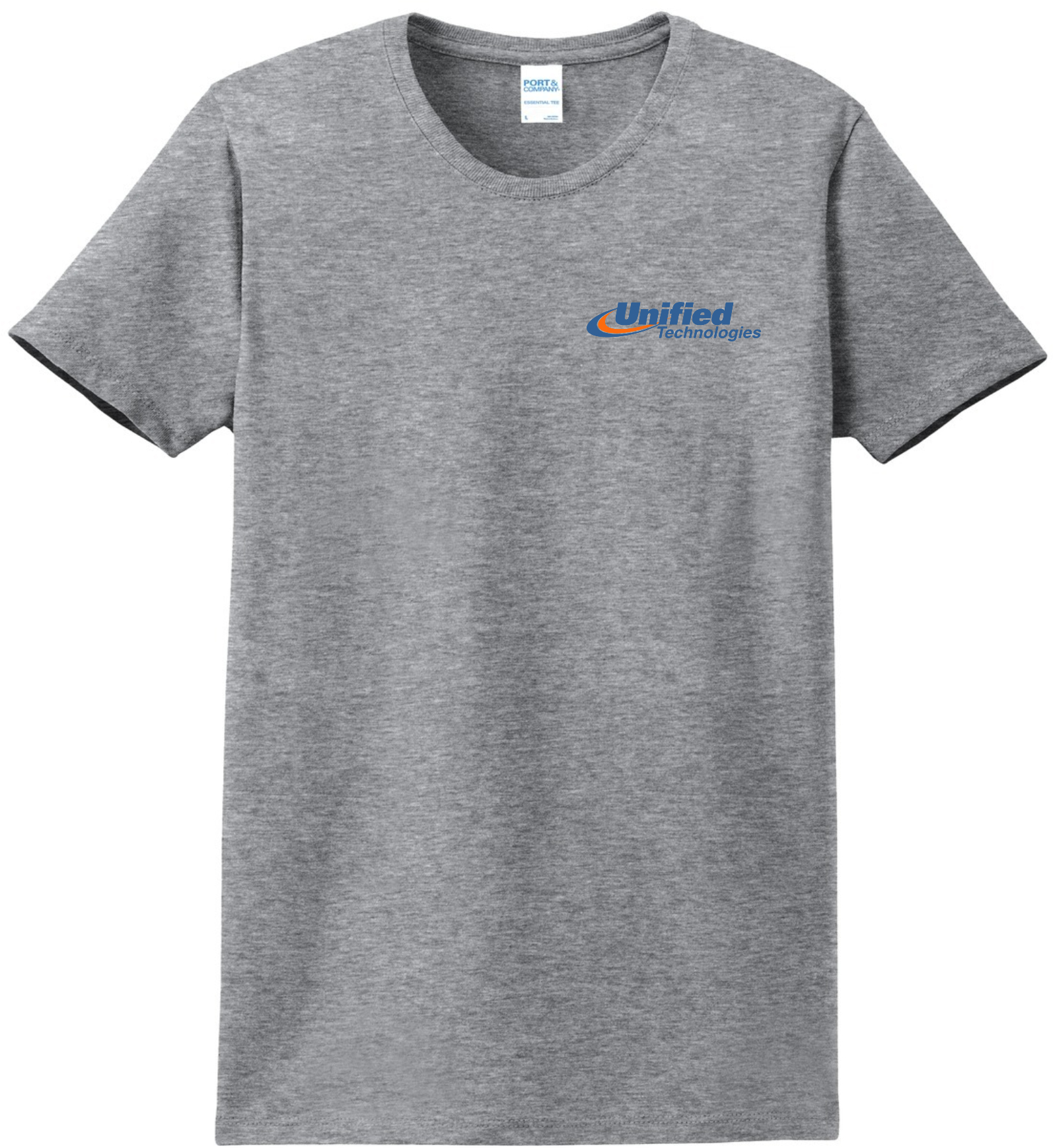 Port & Company® Women's Essential Tee - LPC61 (Blue Logo)